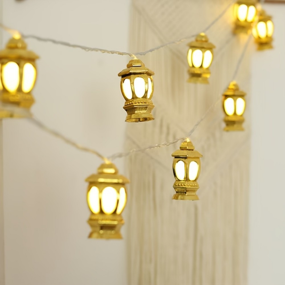 Outdoor Power For Wedding - 1pc 1.5M/3M Golden Retro Palace Lamp