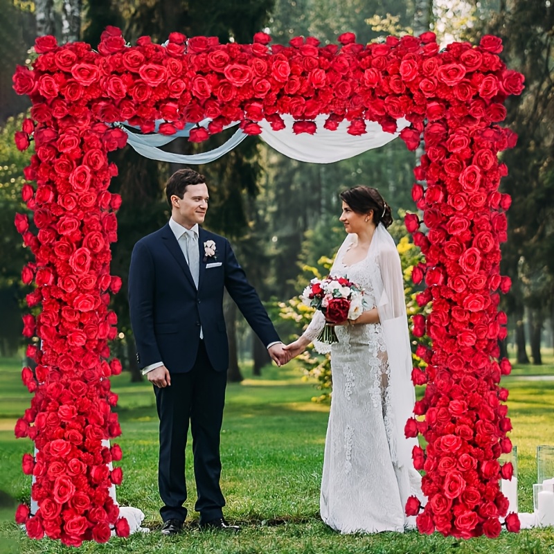 [Romantic Rose Flower Arch] El - đánh giá và giá Outdoor Power For Wedding