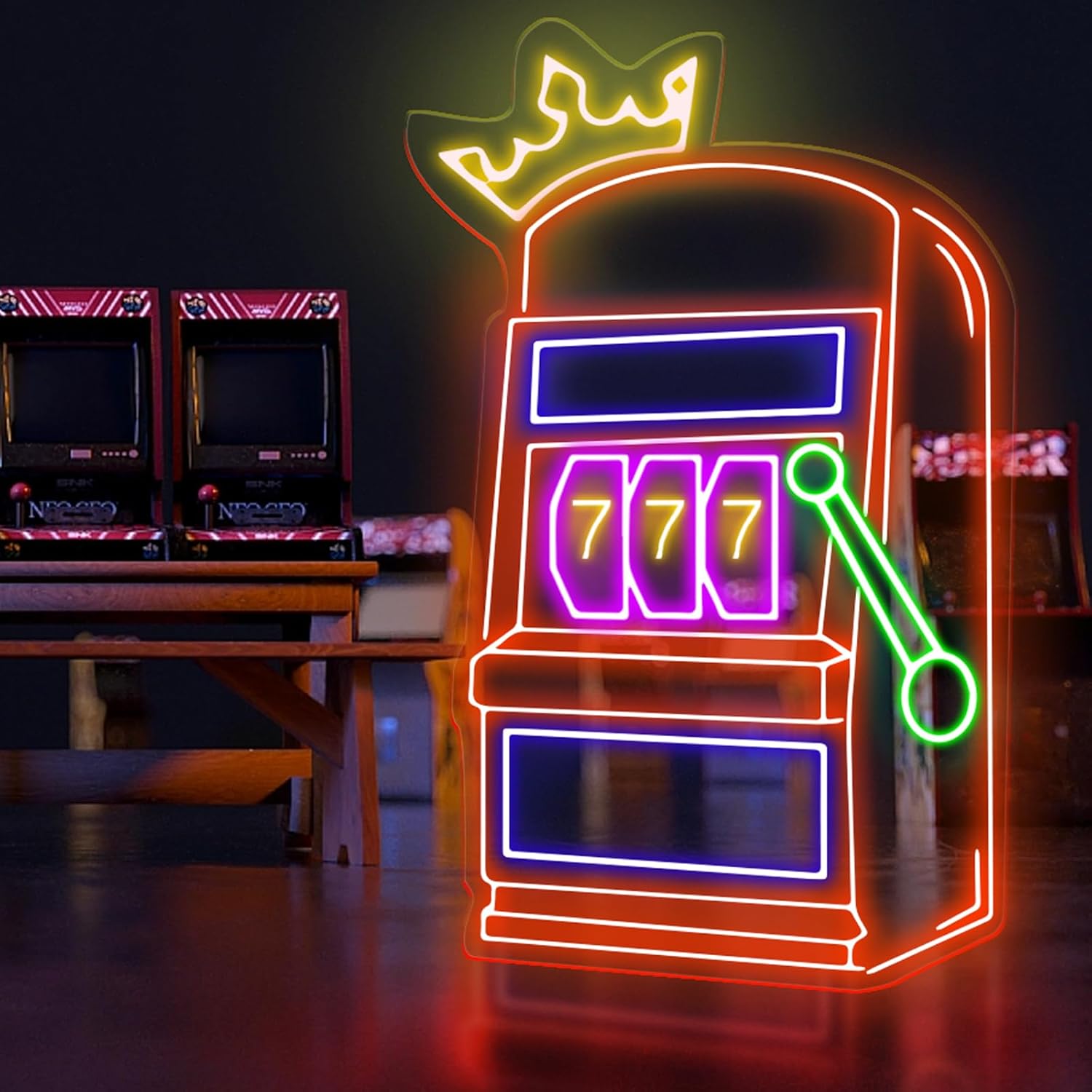 Slot Machine Neon Sign Game Ic - đánh giá và giá Outdoor Power For Wedding