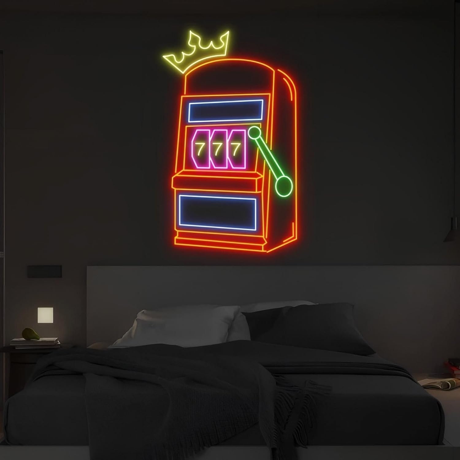 Slot Machine Neon Sign Game Ic - đánh giá và giá Outdoor Power For Wedding