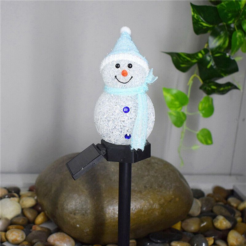 N84R 4X Snowman Solar Lights C - đánh giá và giá Outdoor Solar Power Xmas Lights