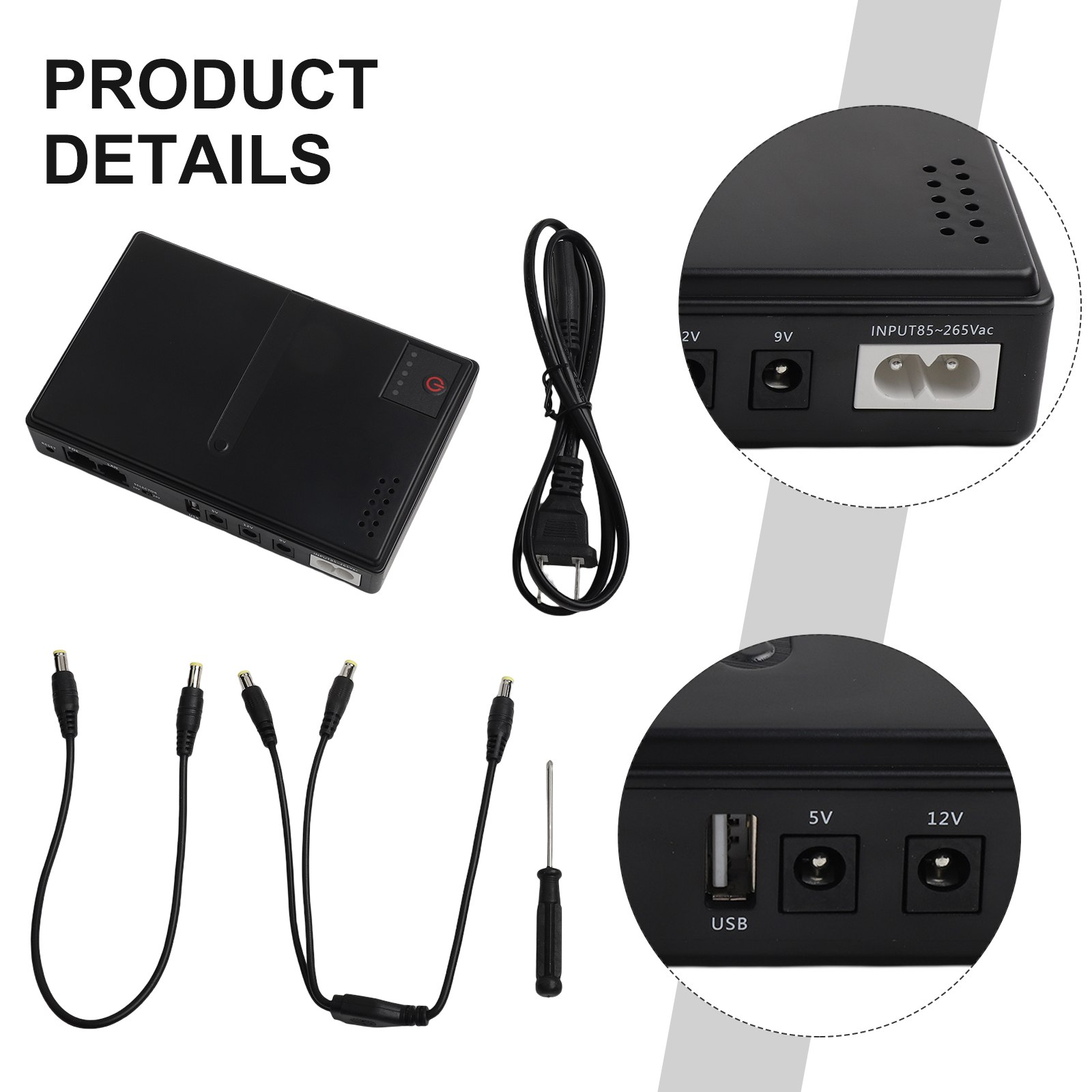 1018L 5V 9V 12V Backup DC UPS  - đánh giá và giá Ups Power Supply Outdoor