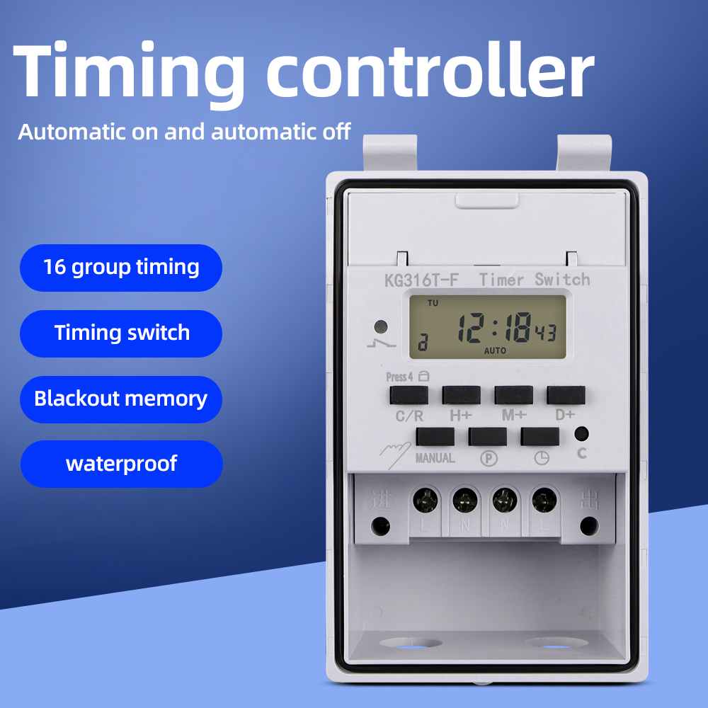 Digital Timer Switch 220V 30A  - đánh giá và giá Outdoor Power Timer