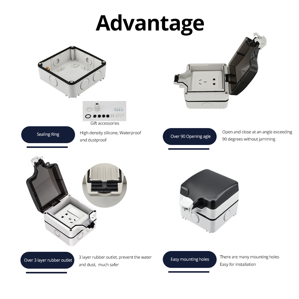 Wallpad IP66 Dustproof Waterpr - đánh giá và giá Power Switch Outdoor