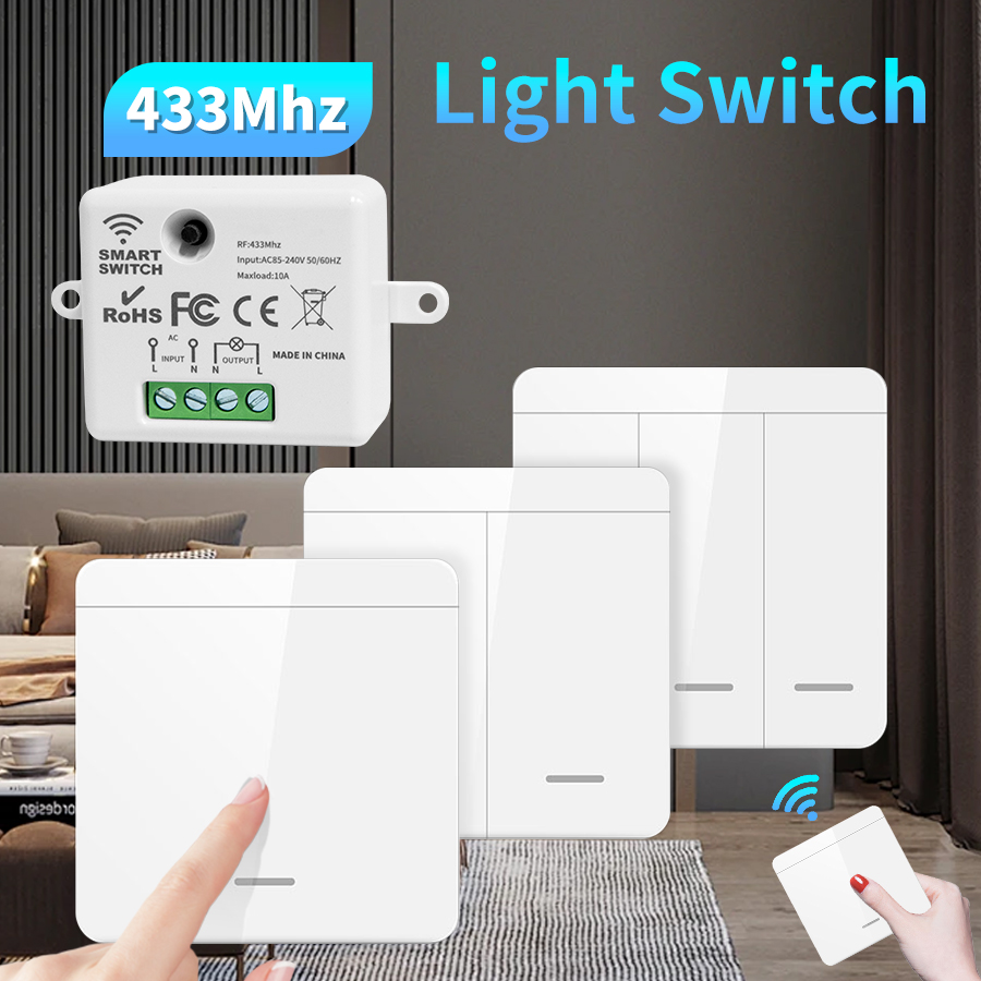 Wireless Light Switch RF 433Mh - đánh giá và giá Outdoor Power Outlet With Remote Control