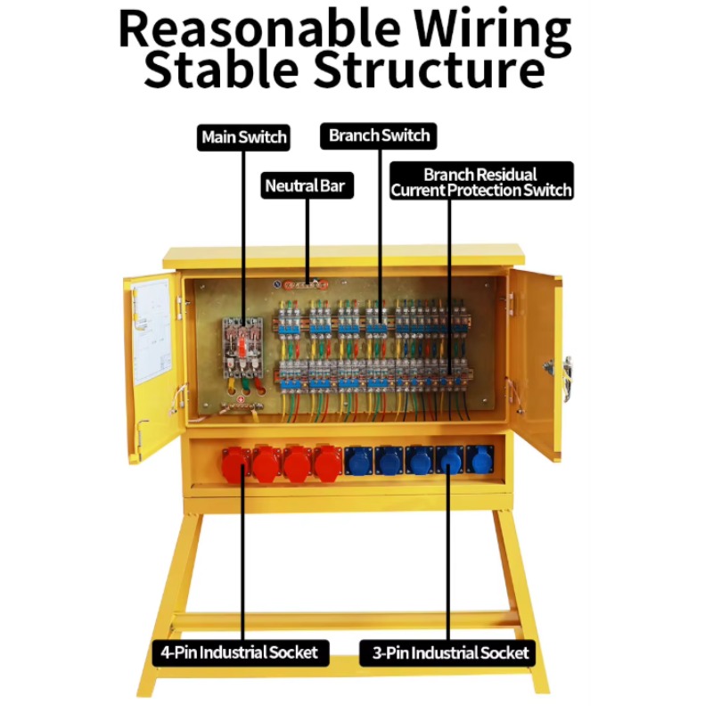 Yellow Safety Switch Box Outdo - đánh giá và giá Power Switch Outdoor