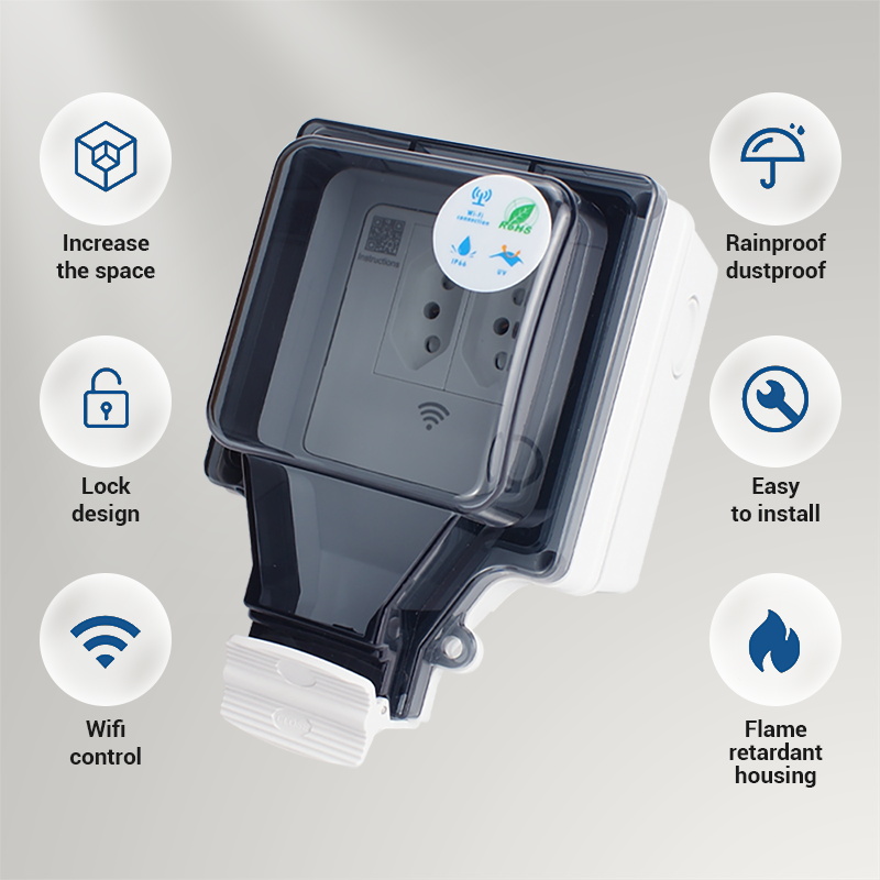 Avoir Tuya Wifi Smart Socket I - đánh giá và giá Outdoor Power Outlet With Remote Control