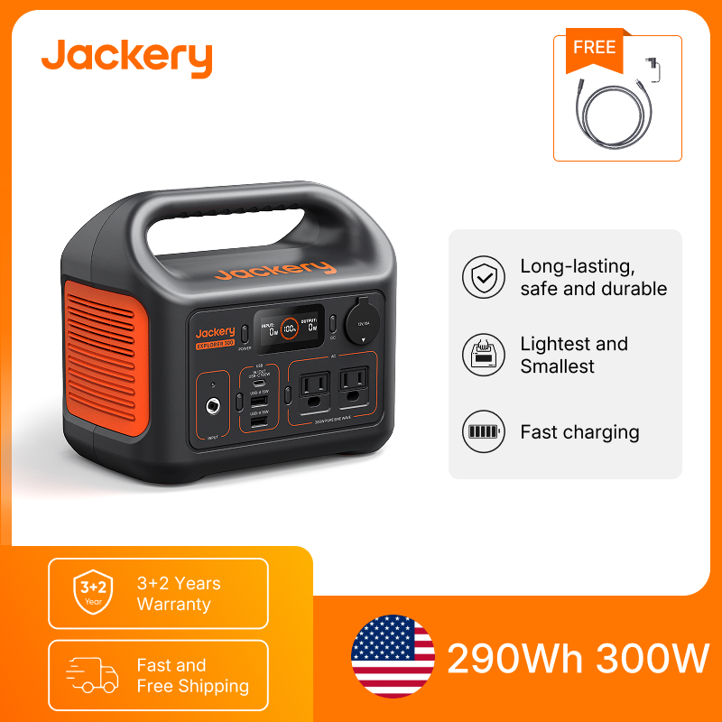 Jackery Portable Power Station - đánh giá và giá Extension Cord Outdoor