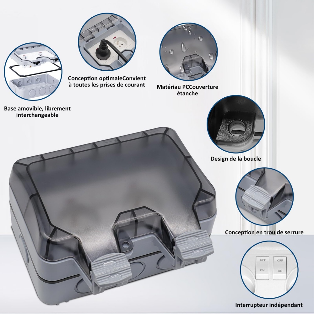 EIOMR France IP66 Weatherproof - đánh giá và giá Power Switch Outdoor