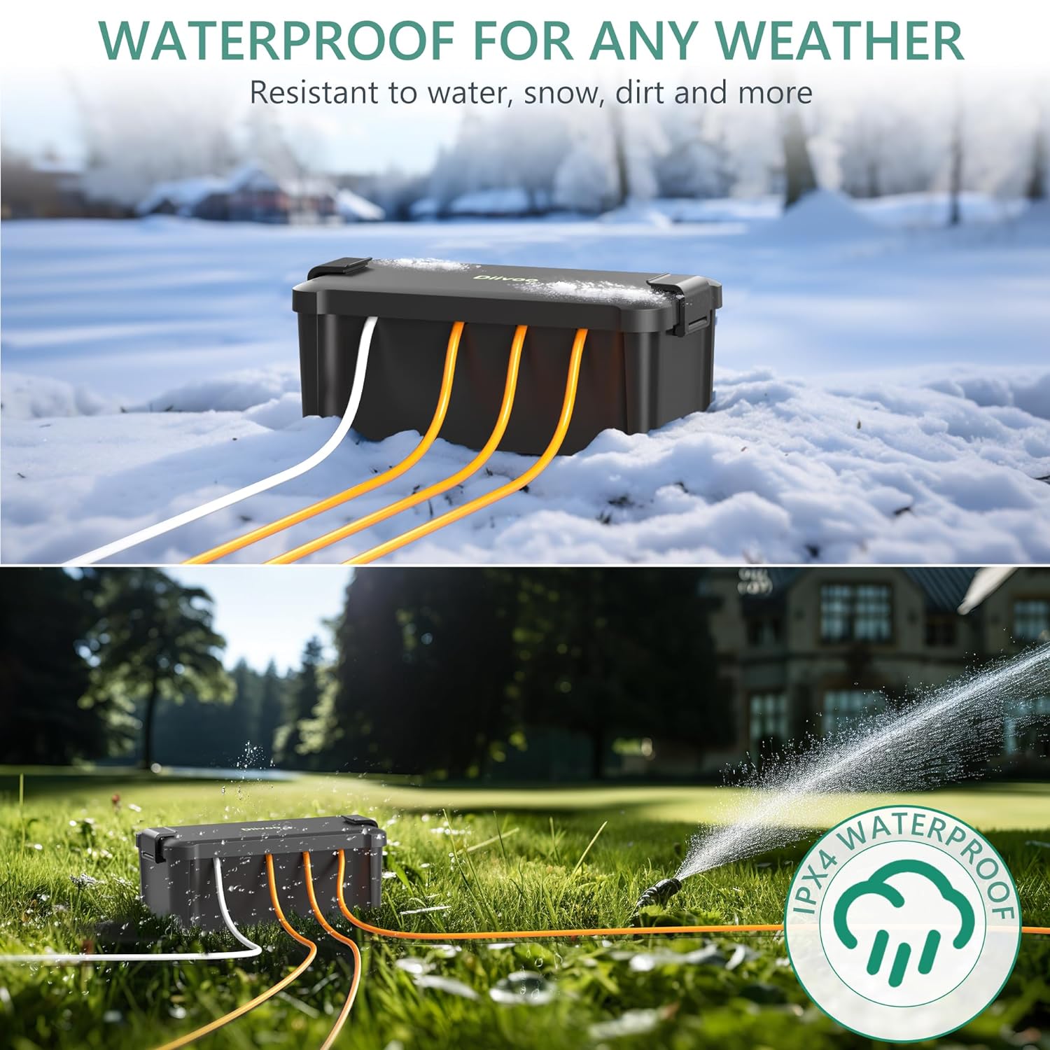 Diivoo Outdoor Waterproof Elec - đánh giá và giá Extension Cord Outdoor