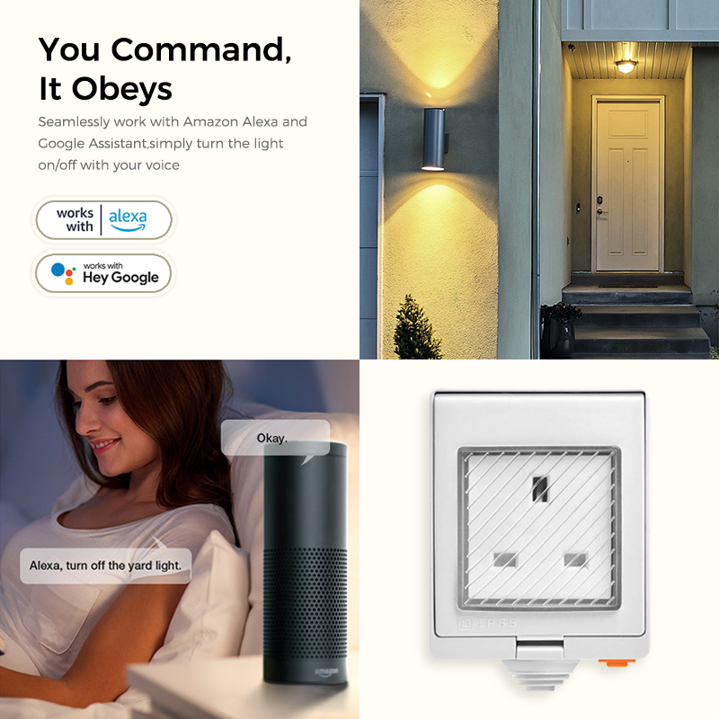 Avoir IP55 Tuya Wifi Thông Min - đánh giá và giá Outdoor Power Outlet With Remote Control