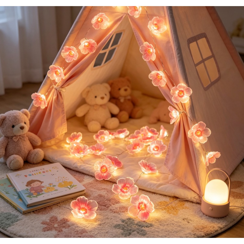 Pink Cherry Blossom LED Fairy  - đánh giá và giá Outdoor Power For Wedding