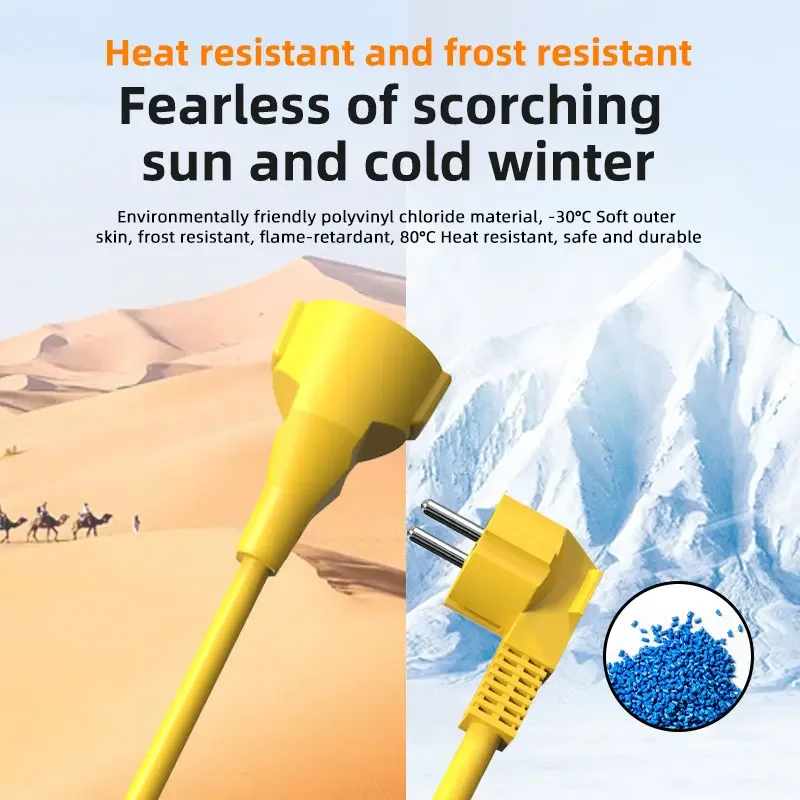 4KW 16A EU Schuko Power Strip  - đánh giá và giá Extension Cord Outdoor
