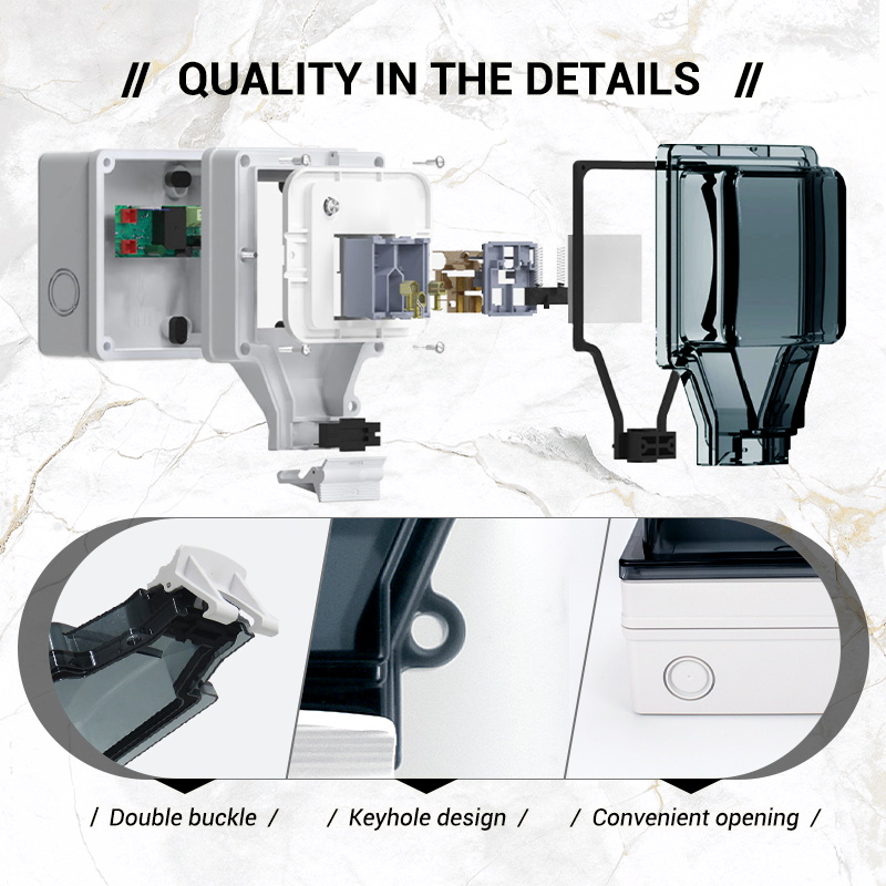 Avoir Tuya Smart IP66 Waterpro - đánh giá và giá Outdoor Power Outlet With Remote Control