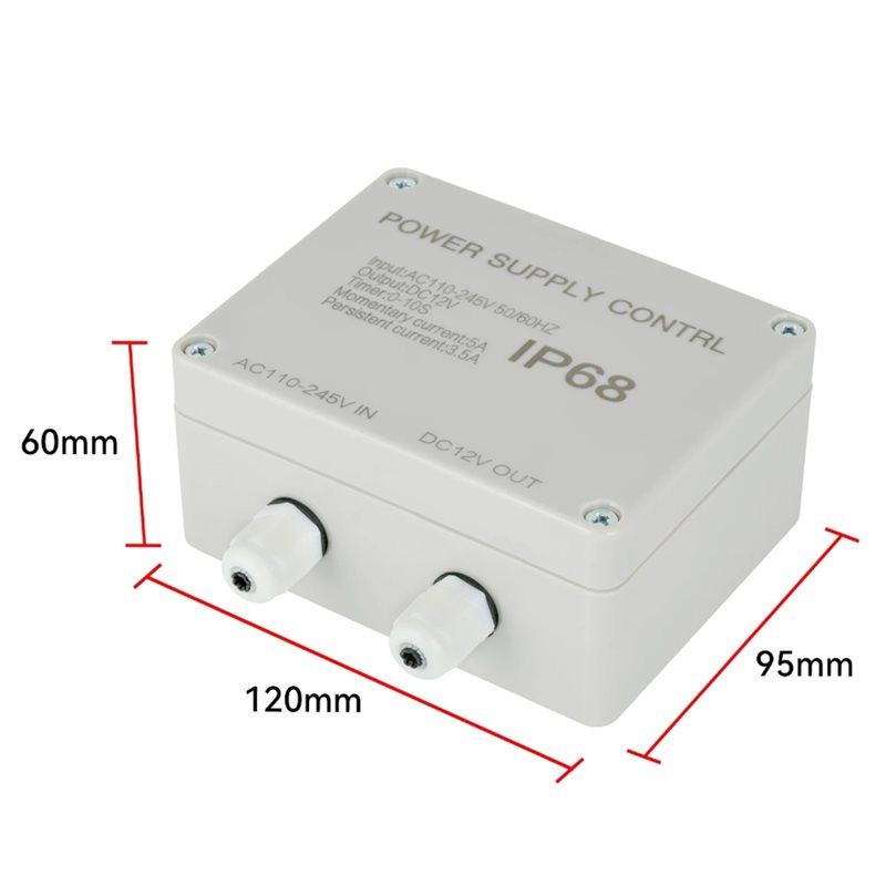 AA84 New Outdoor IP68 12VDC 5A - đánh giá và giá Ups Power Supply Outdoor