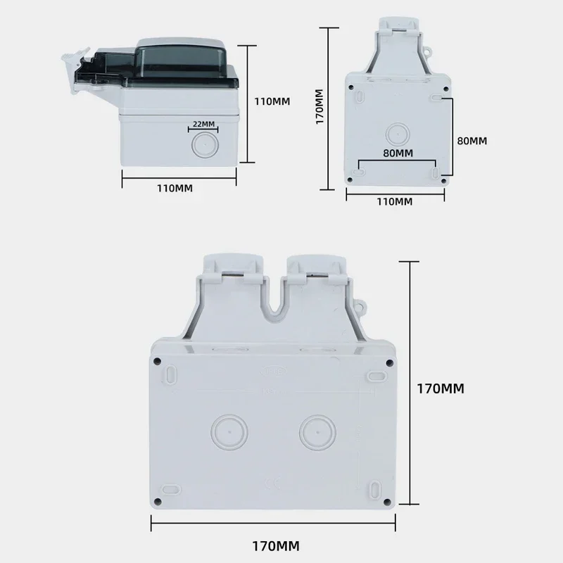 EU FR smart Tuya Waterproof El - đánh giá và giá Outdoor Power Outlet With Remote Control