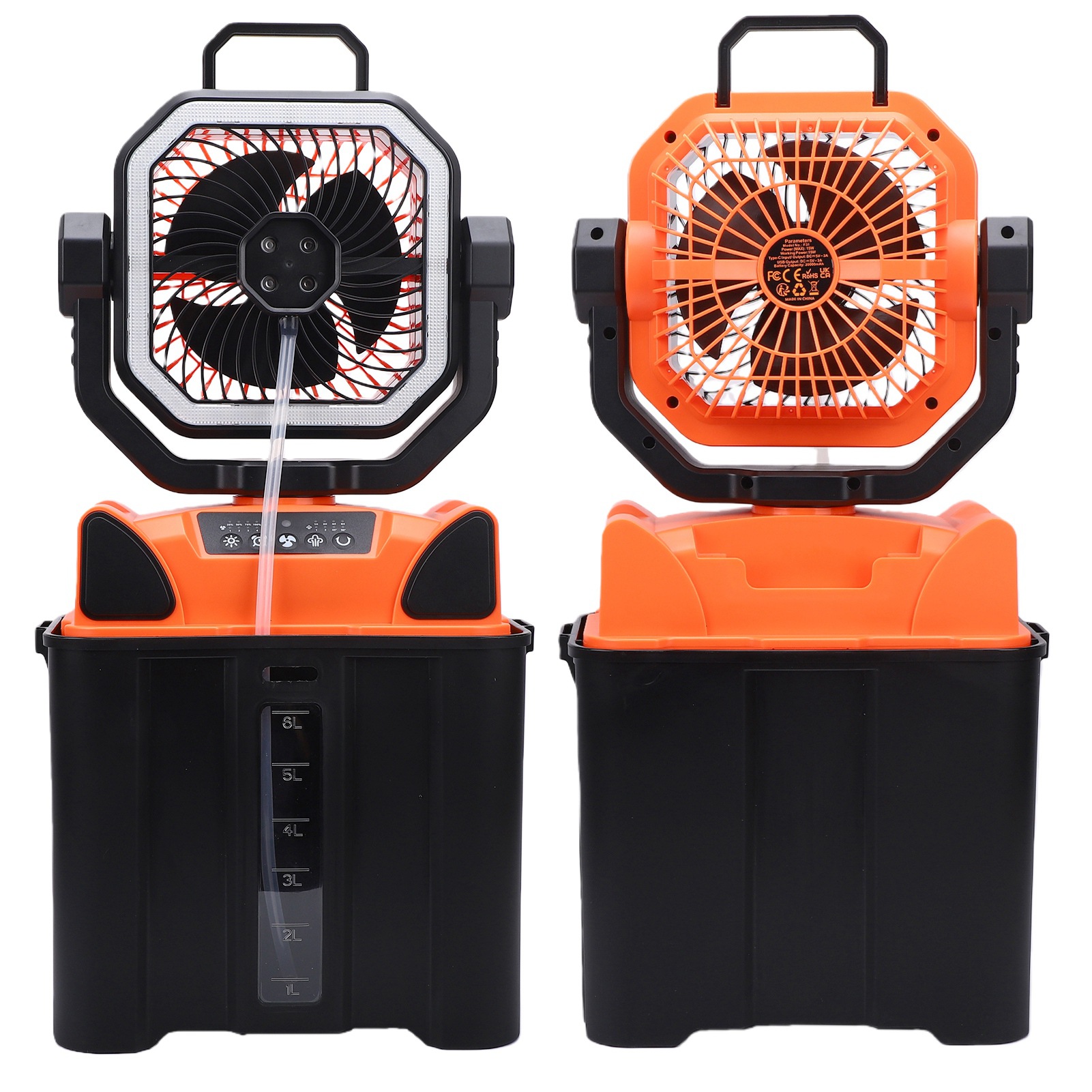Rechargeable Camping Fan with  - đánh giá và giá Outdoor Power Fan